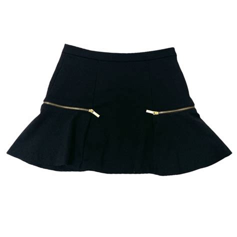 michael kors gold skirt|Michael Kors godet skirt.